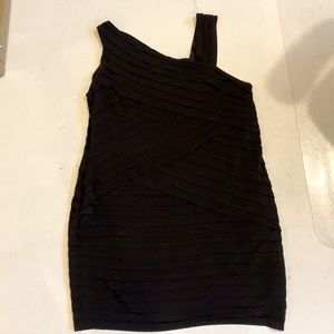 London Times Woman, Size 20W, Black, Shuddered Sheath Dress